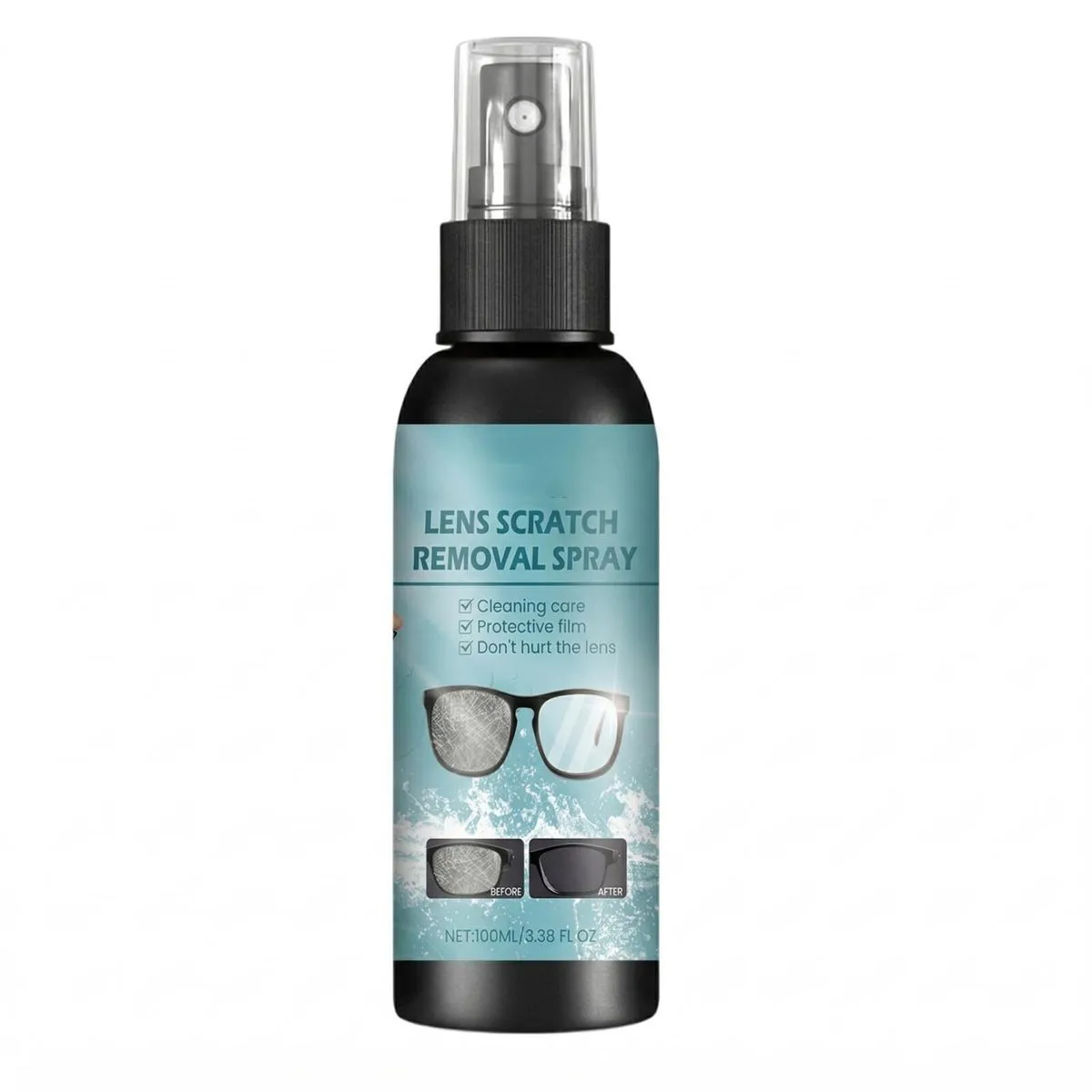 Eyeglass Lens Scratch Remover & Protective Cleaning Spray Kit