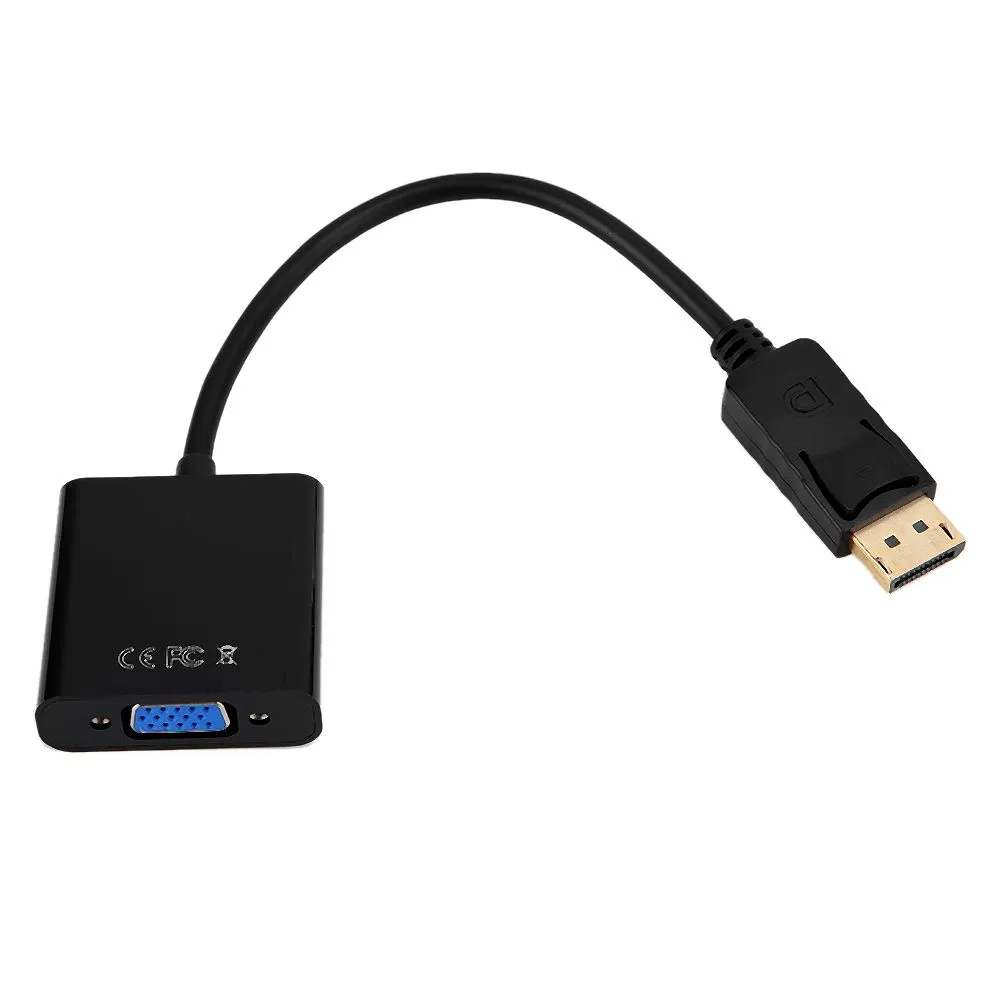 25cm DP to VGA 1080P Adapter