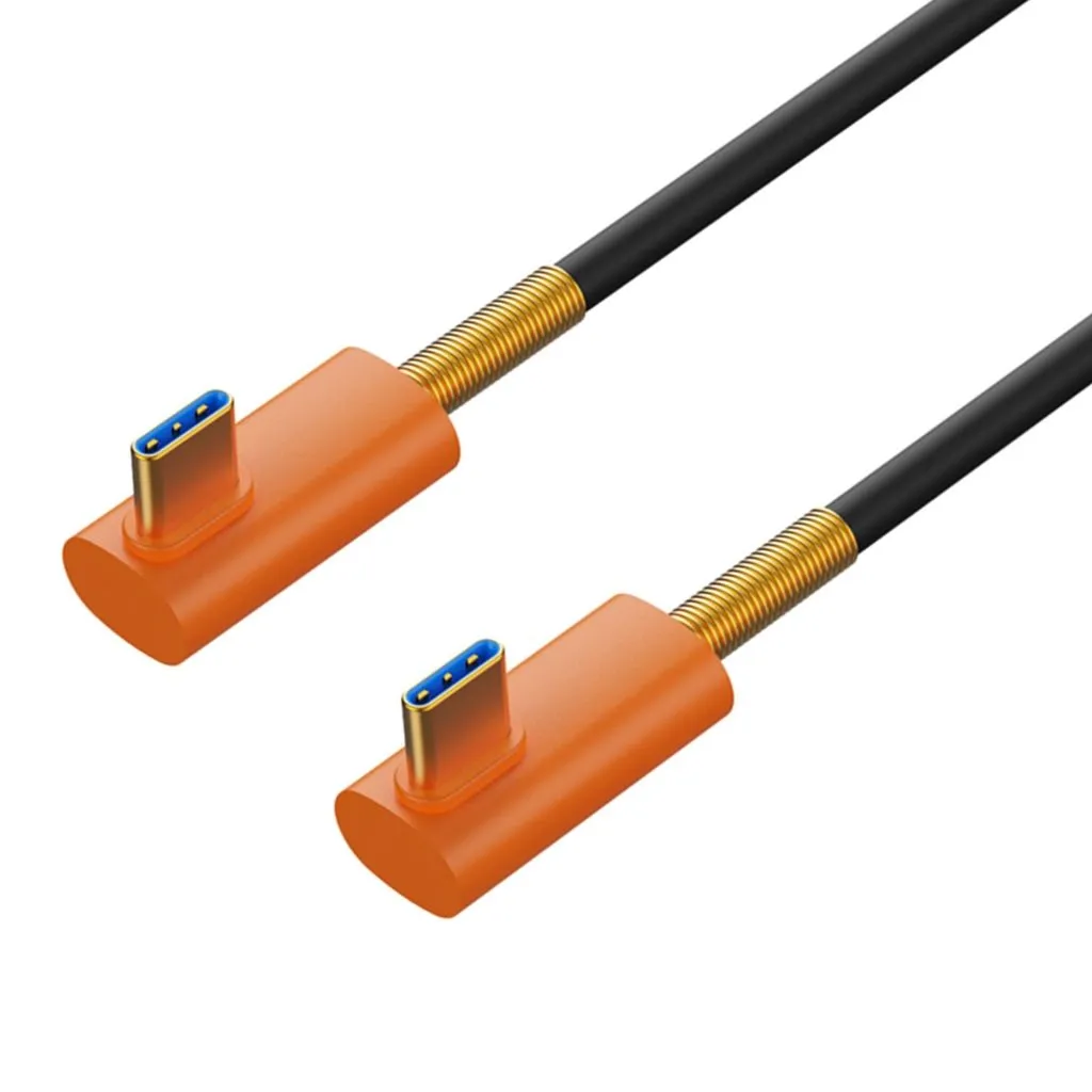Compatible with TypeC USB4 Thunderbolt 40G HDMI Cable-30cm-Dual Angled
