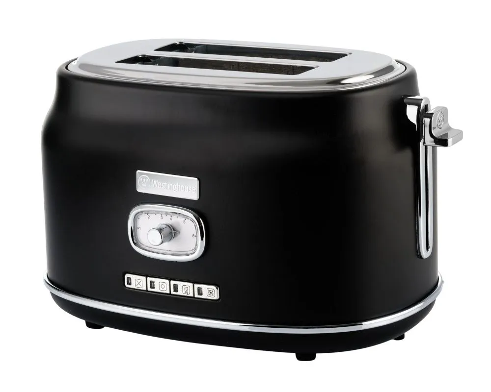 Westinghouse Retro Series 2-Slice Toaster - Black
