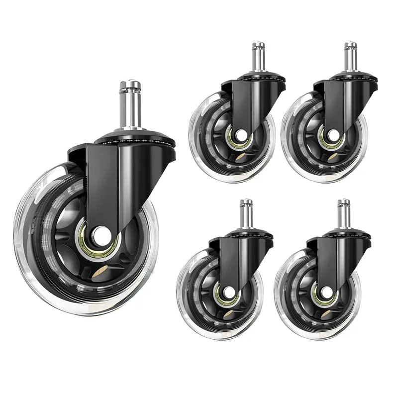 Office Chair Wheels 10mm Stem, Compatible for Brand Chairs, 3/8inchReplacem