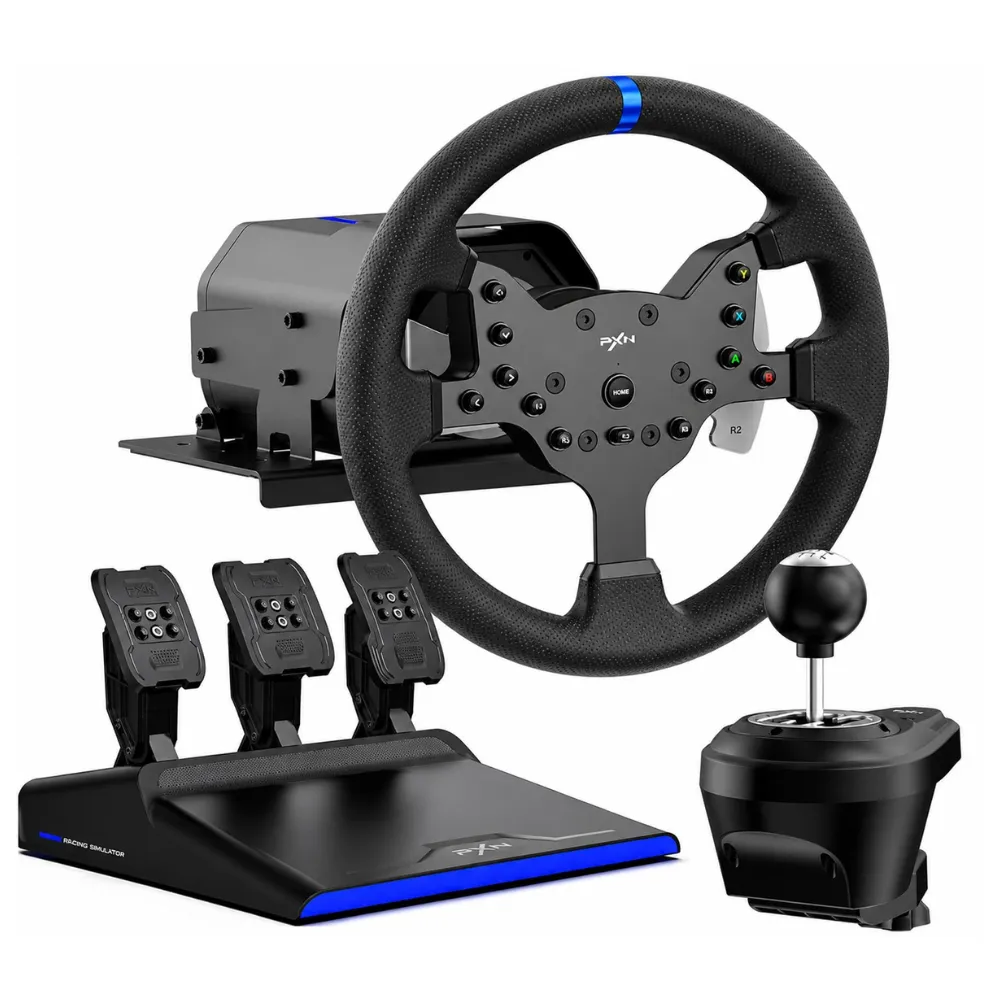 PXN V99 Gaming Racing Wheel with Pedals and Shifter for PC & Console