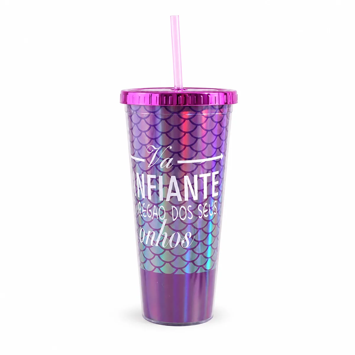 Double Layer Plastic Water Cup