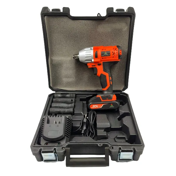 Heavy Duty Cordless Impact Torque Wrench 20v -330NM - with Sockets