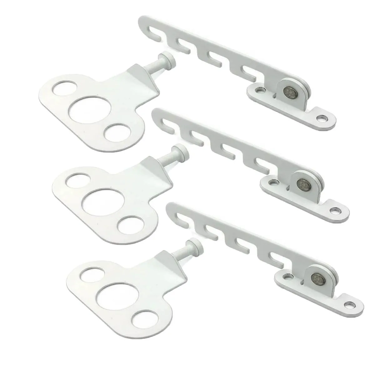 3Pack Window Restrictor Latch,Limit Stay Adjustable Casement Window Limiter