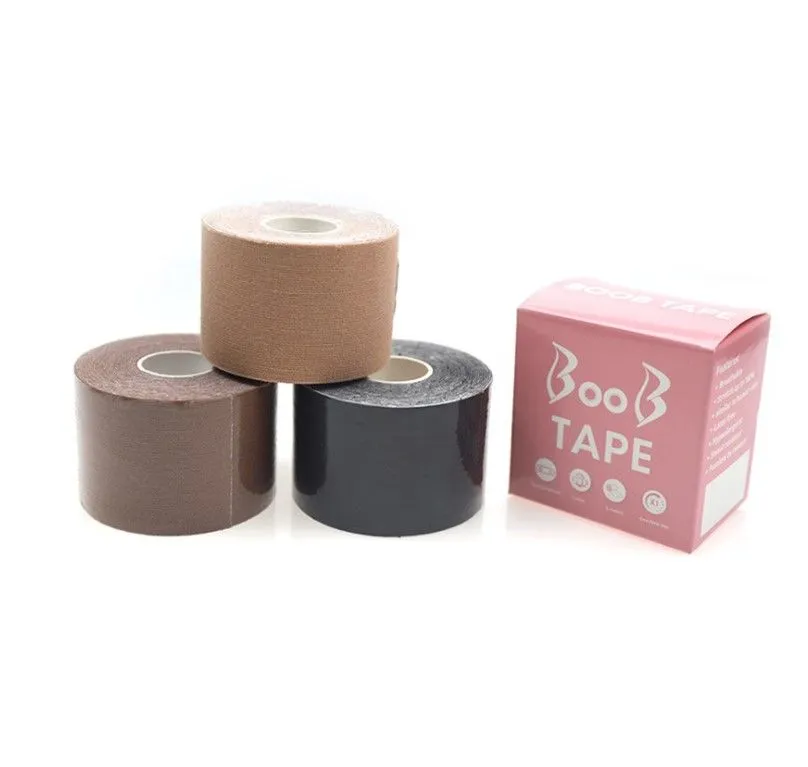 Yebo's Instant DIY Breast Lift, Breathable Body Tape (5mX5cm) - Beige