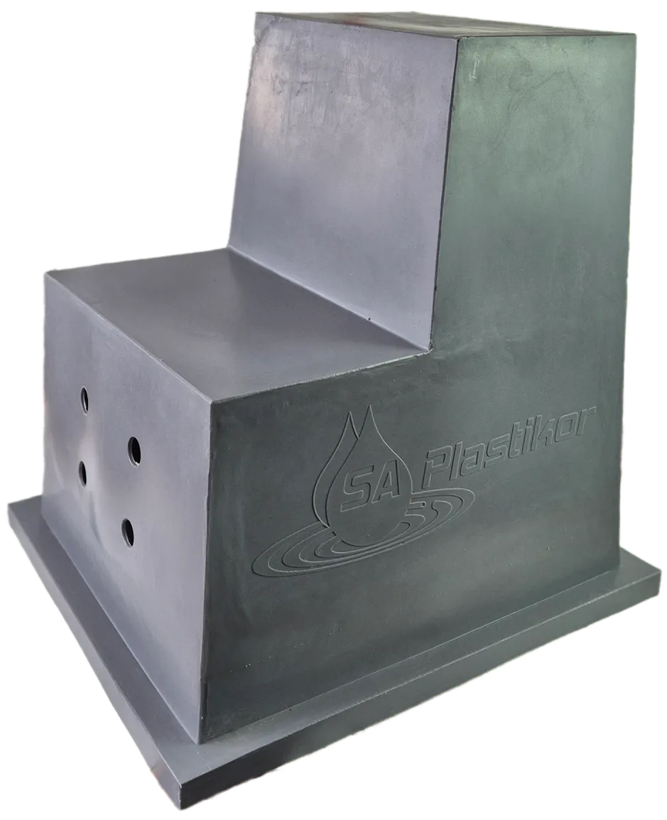SA Plastikor Water Pump Cover Large Grey