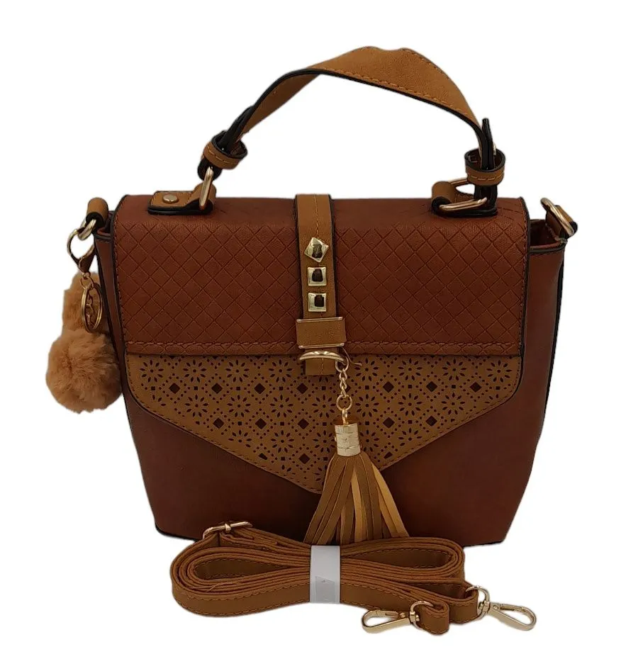 Shoulder Handbags for Women Crossbody Bags for Ladies Satchel Bag - Dark Brown
