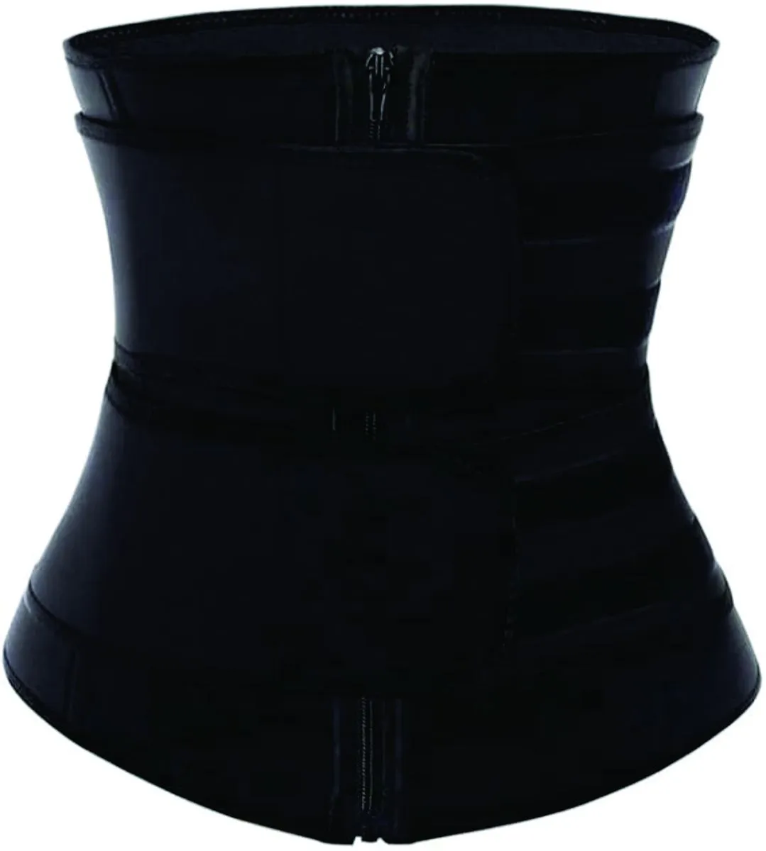 Women's Corset Body Shaper Seamless Sweat Sports Workout Waist Trainer - BLACK