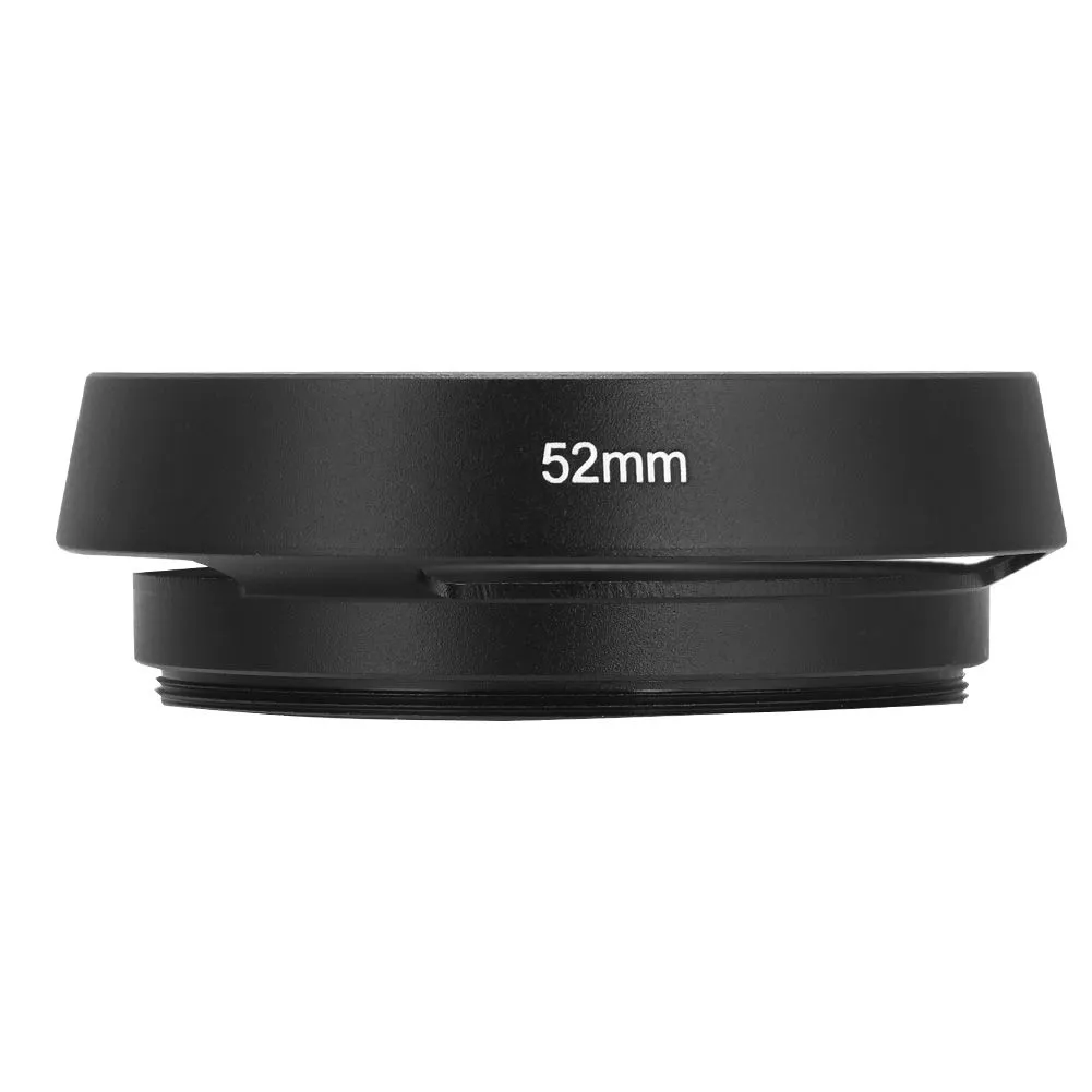 52mm Alloy Vented Lens Hood