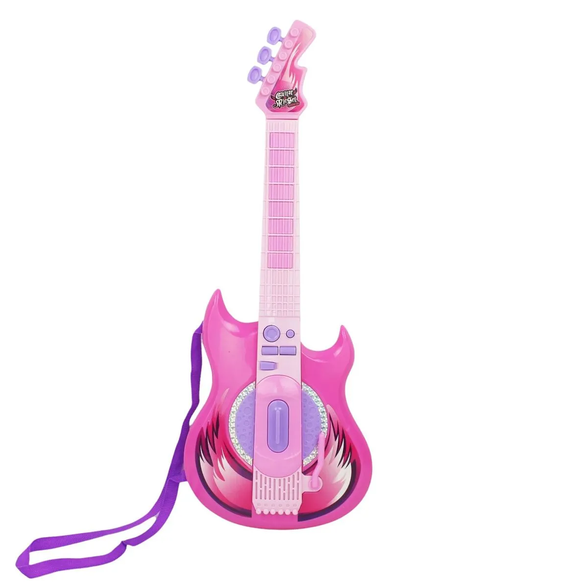 Rockstar Playset - Electric Guitar and Microphone Toy - Toys for Girls