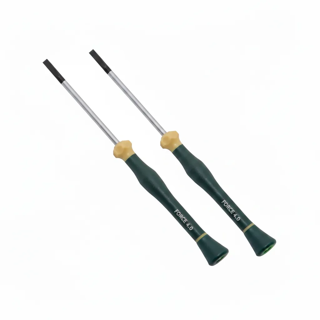 Force Precision Screwdriver 40mm Slotted 1.5 for Jewelry & - 2 Pack