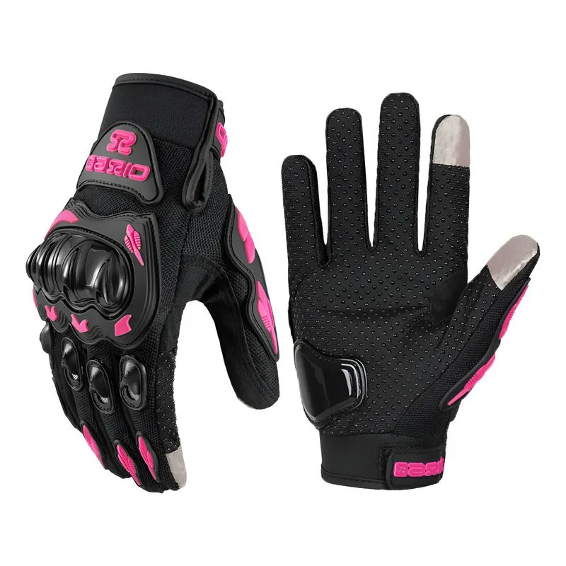 Women Touchscreen Motorcycle Gloves Full Finger Cycling Gloves for Phones