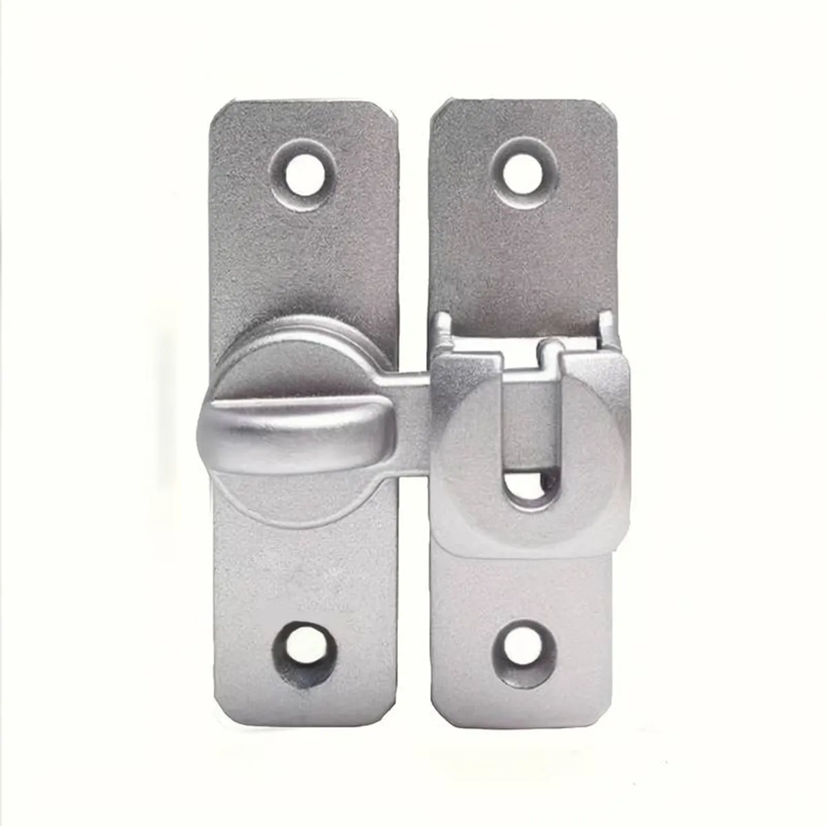 2-Pack 90 /180 Rotatable Door Bolt Latch - No Drill Door Lock