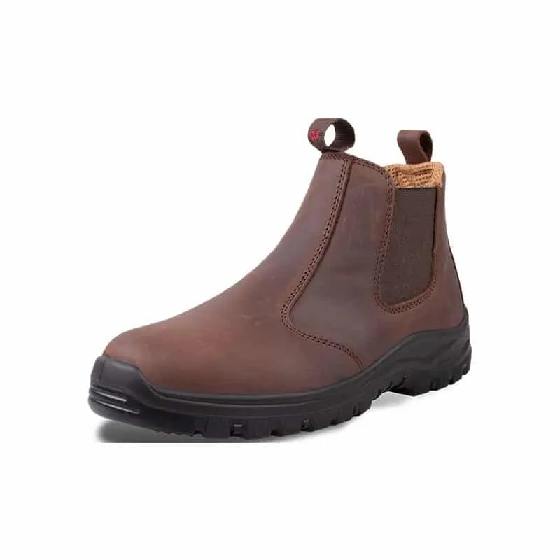 Wright Chelsea Soft Toe Safety Boot Brown