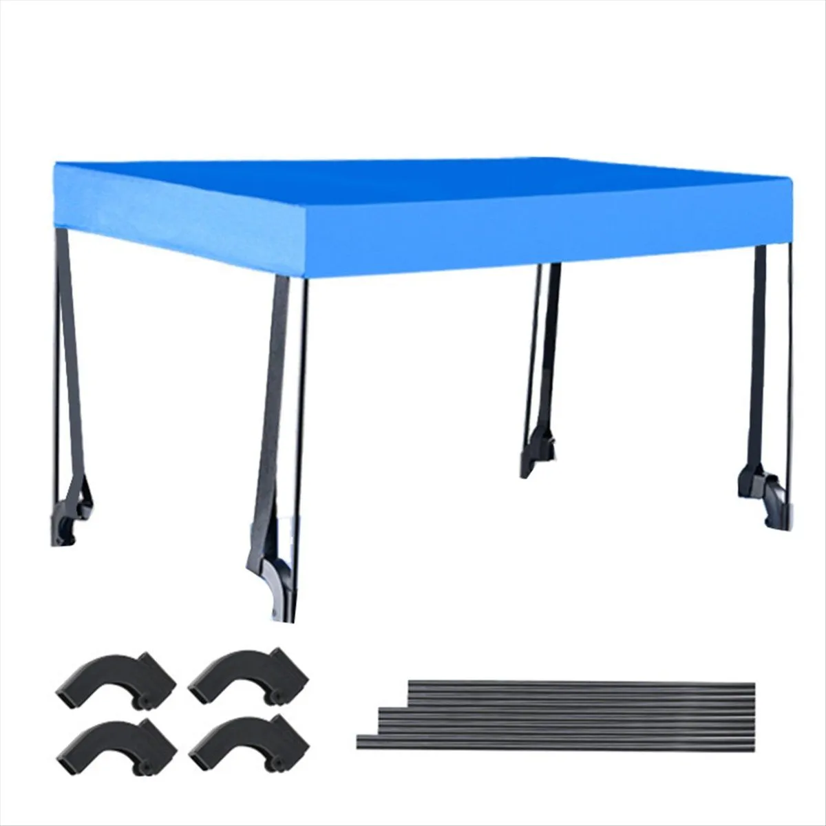 Removable Awning Canopy for Wagon Attachment Sun Shade Cover Blue