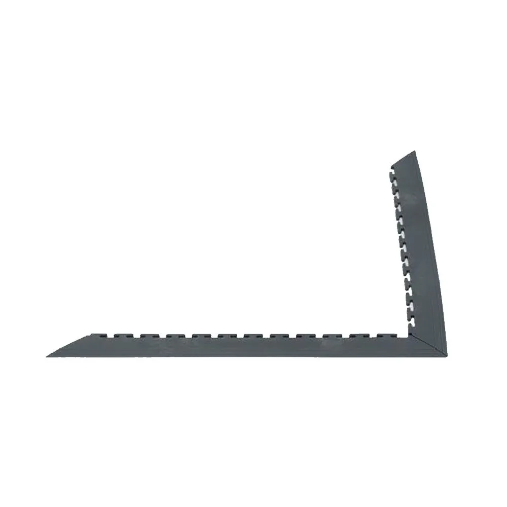 DIY Outdoor Edging for PVC Interlocking Tiles - Black
