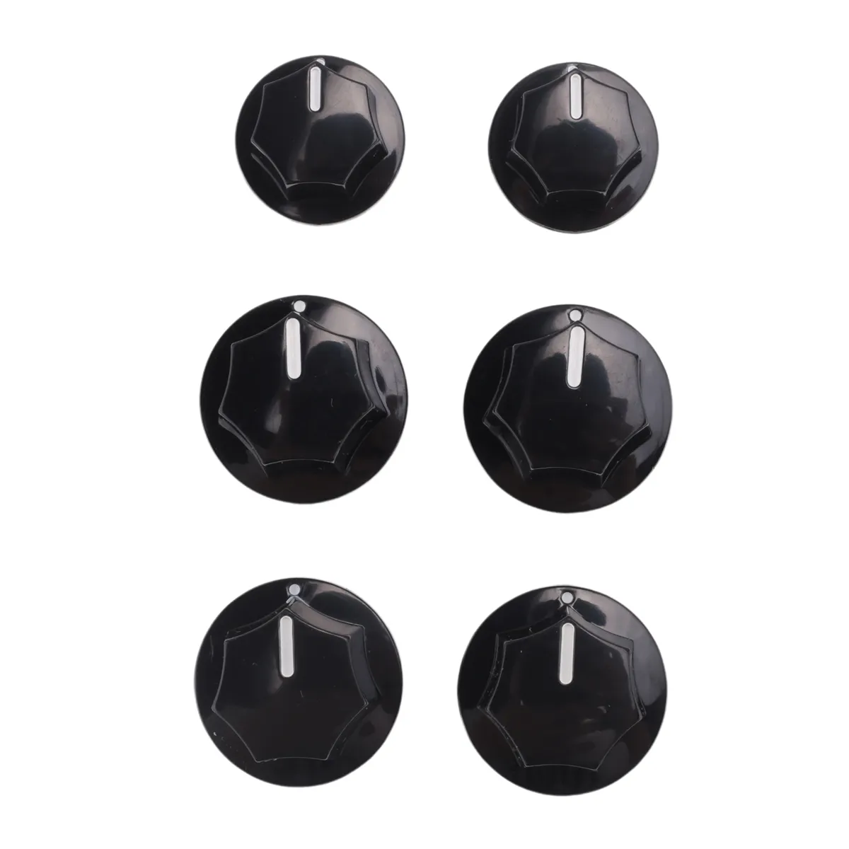 6Pcs Control Knob Volume Audio Control Knobs for Jazz Bass Guitar