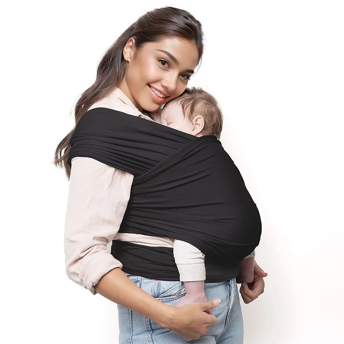 Maternity Baby Wrap Carrier - Black