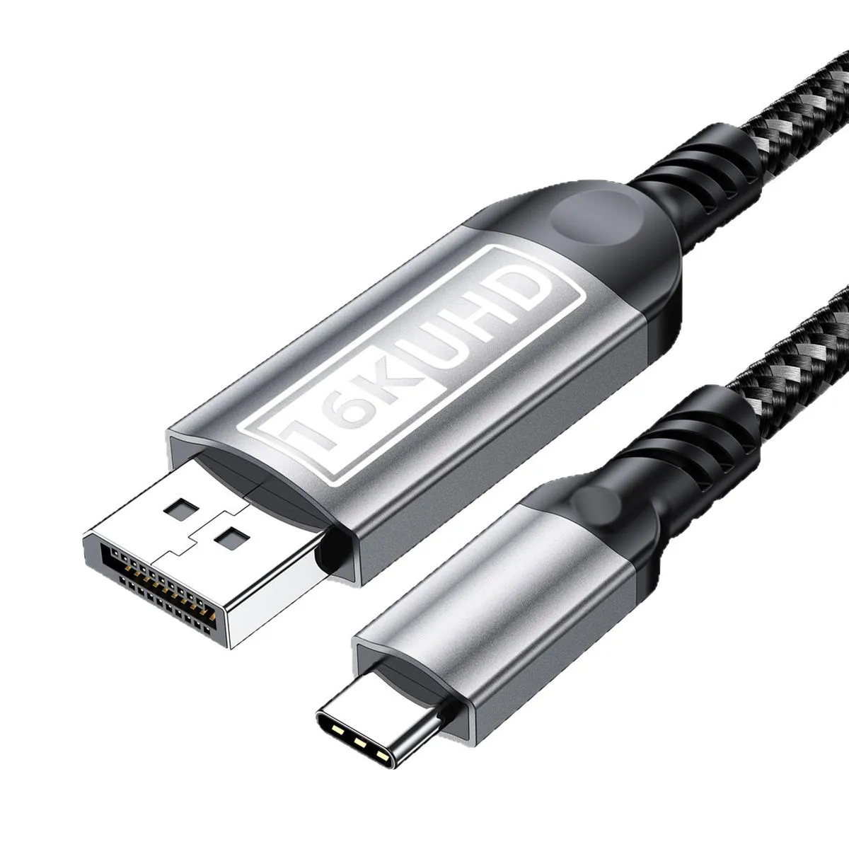 USB-C to DisplayPort Cable (16K@60Hz 8K@120Hz), Laptop to Monitor Cable 2M