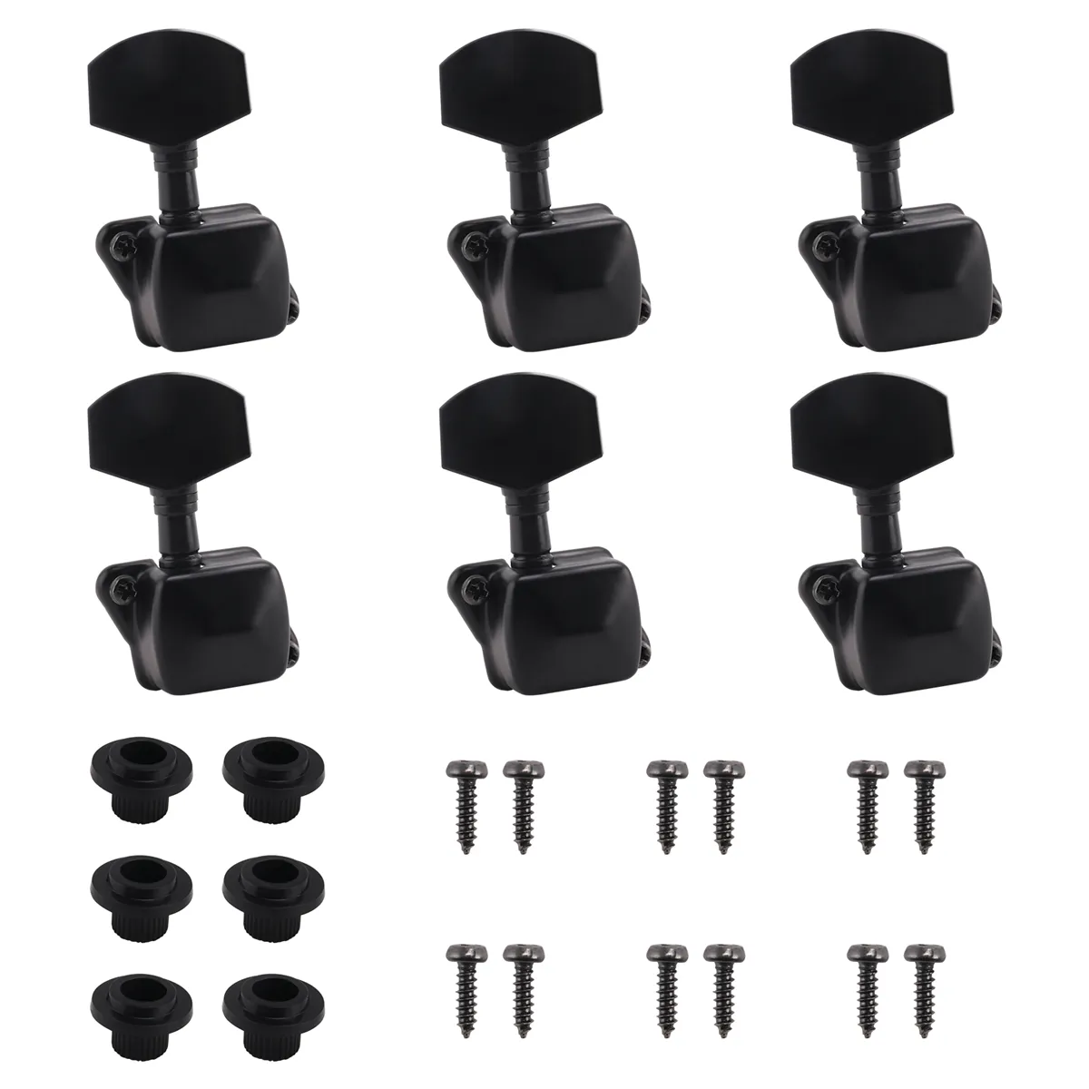 6Pcs String Tuning Pegs Machine Heads Tuners Guitar Parts Replacement