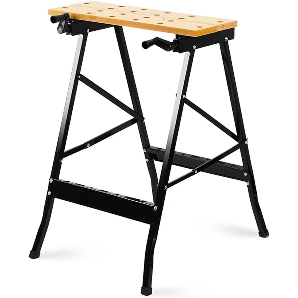 Workbench Portable Folding Workbench Work Table with Adjustable Clamps