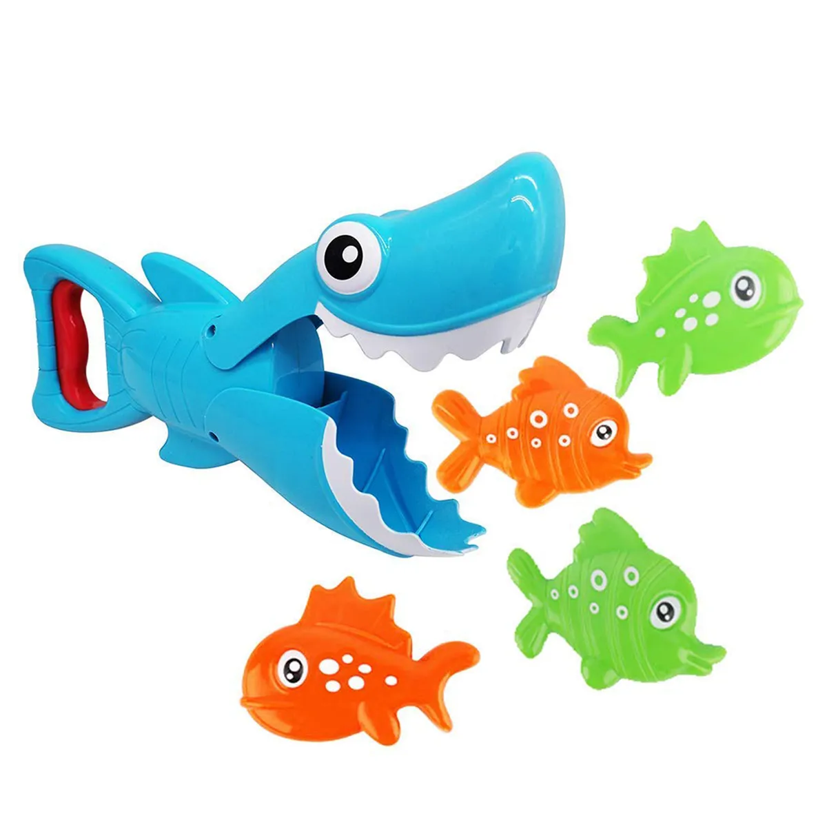 5 Piece Baby Bath Bathtub Toy Kid Boy Girl Preschool Toy Shower Gift Set - Blue