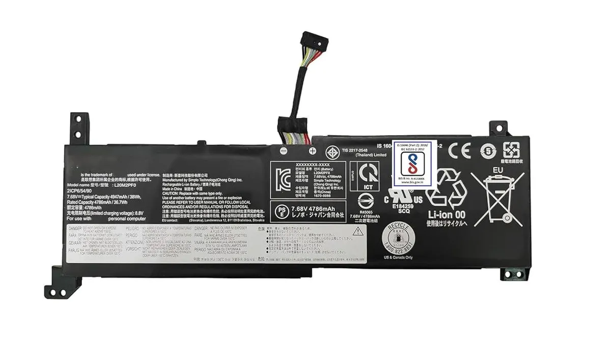 Battery for Lenovo IdeaPad V14-G2 V15-G2 V17-G2 series (L20B2PF0)