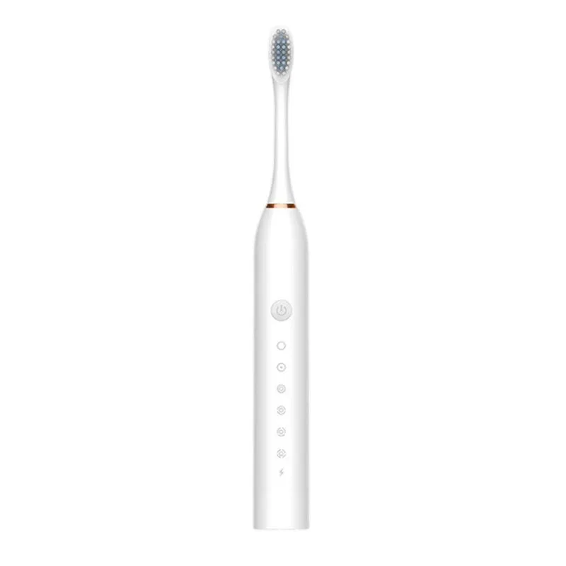 Ultrasonic Electric Toothbrush, USB Rechargeable, Travel-Friendly - White