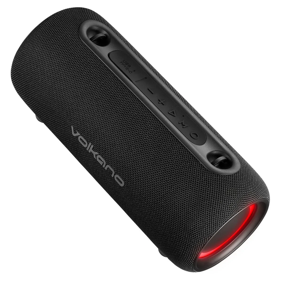 Volkano Mamba 2.0 Portable Bluetooth Speaker with FM Radio & TWS Pairing - Black