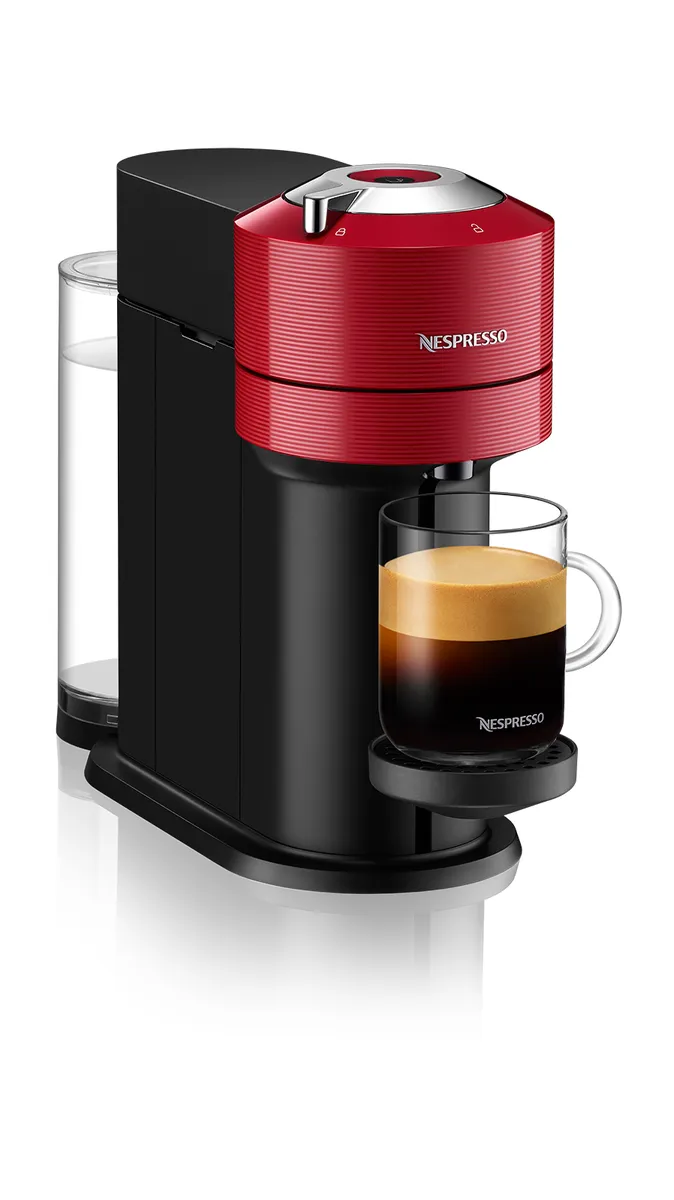 Nespresso Vertuo Next Coffee Machine - Cherry Red