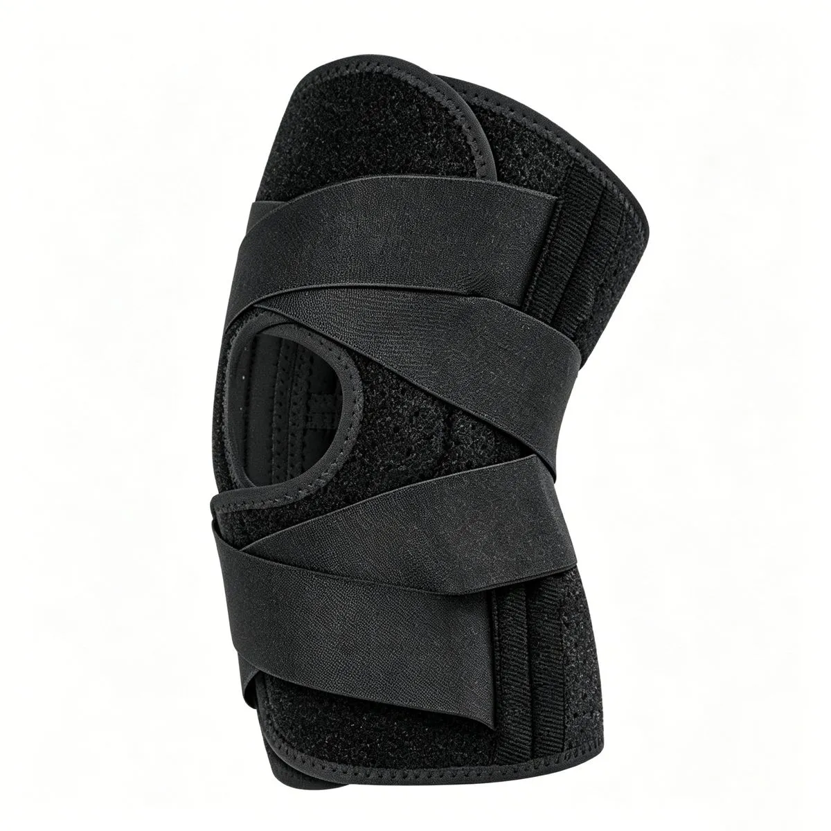 2 Sets Of Knee Supports - Open Patella Support - M