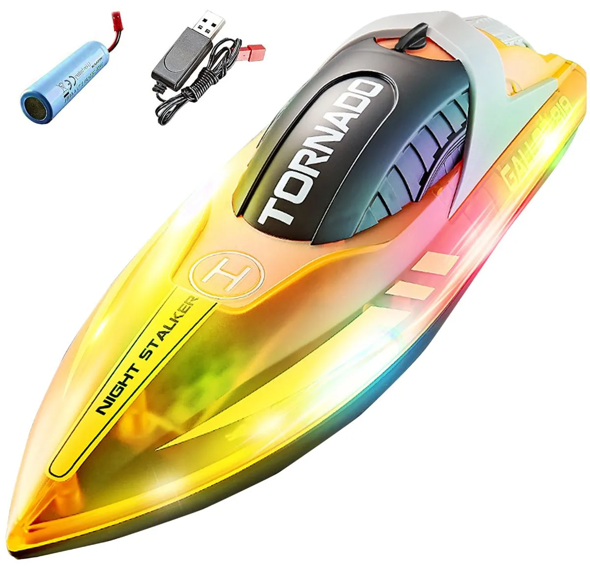 Fast Remote Control Boat for Pool & Lake - Race Boat for Adults & Kids