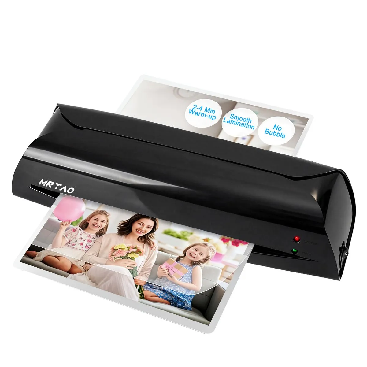 A4 Laminator Quick Warm-Up Laminating Machine for Home Office School Use