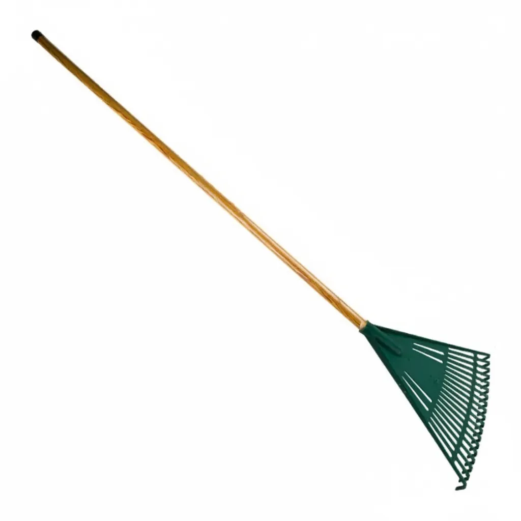 Lightweight Plastic Garden Rake with Sturdy Handle