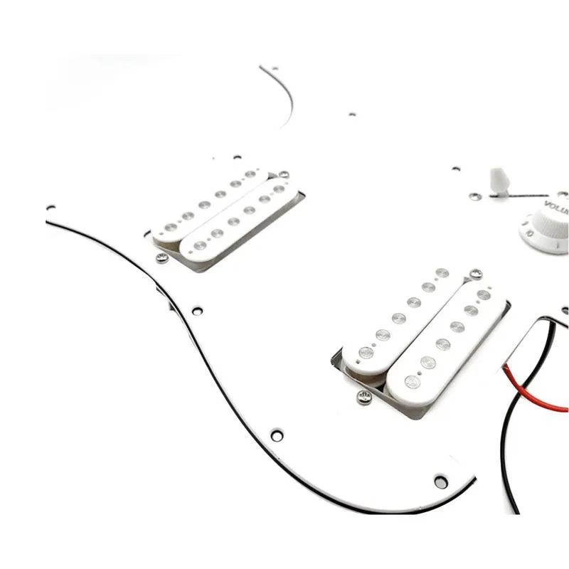 Guitar Pickguard Electric Guitar Pickguard Pickup Assembly White