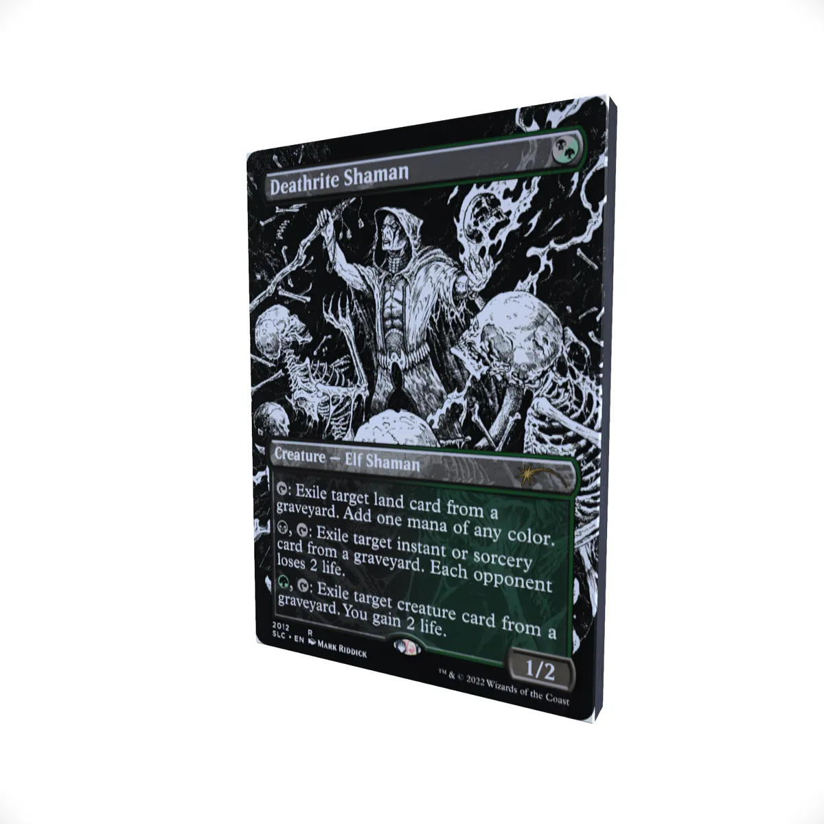 Deathrite Shaman (Shadow) - Magic the Gathering Themed Mouse Pad