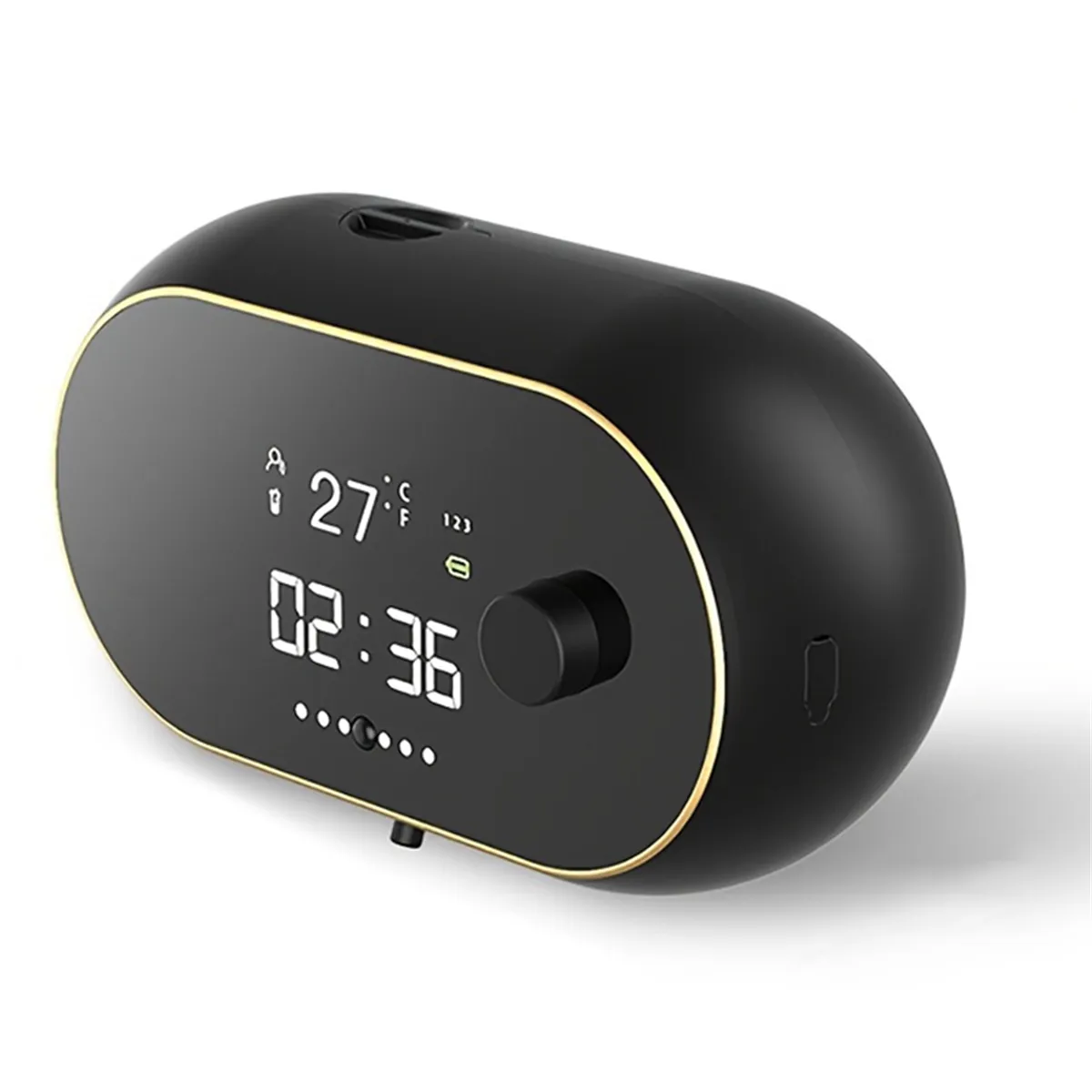 Automatic Soap Dispenser Wall Mount Rechargeable LED Black Car Accessories