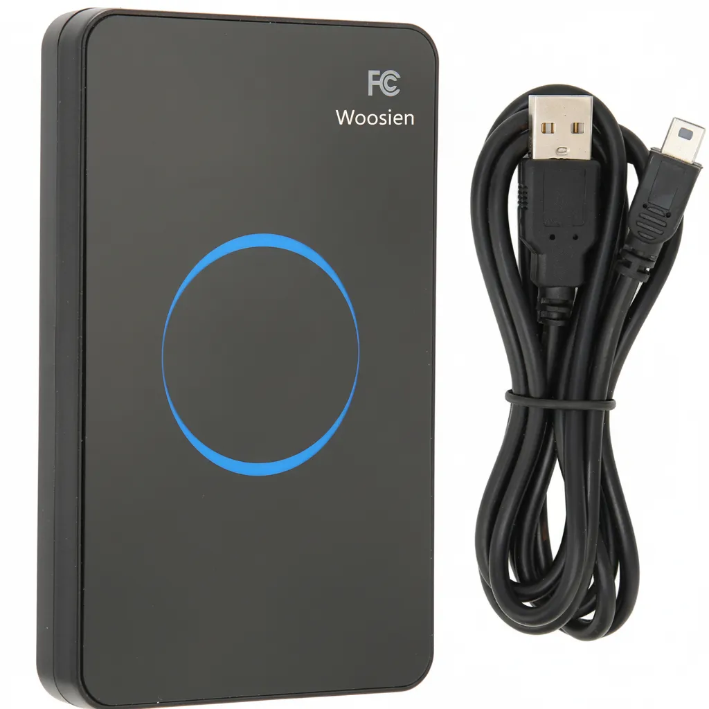 Woosien ID Card Reader Plug and Play USB Interface ID Card Reader