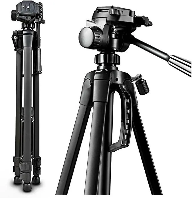 Professional Tripods For Cameras DSLR Stable & Secure Havey Duty Stand