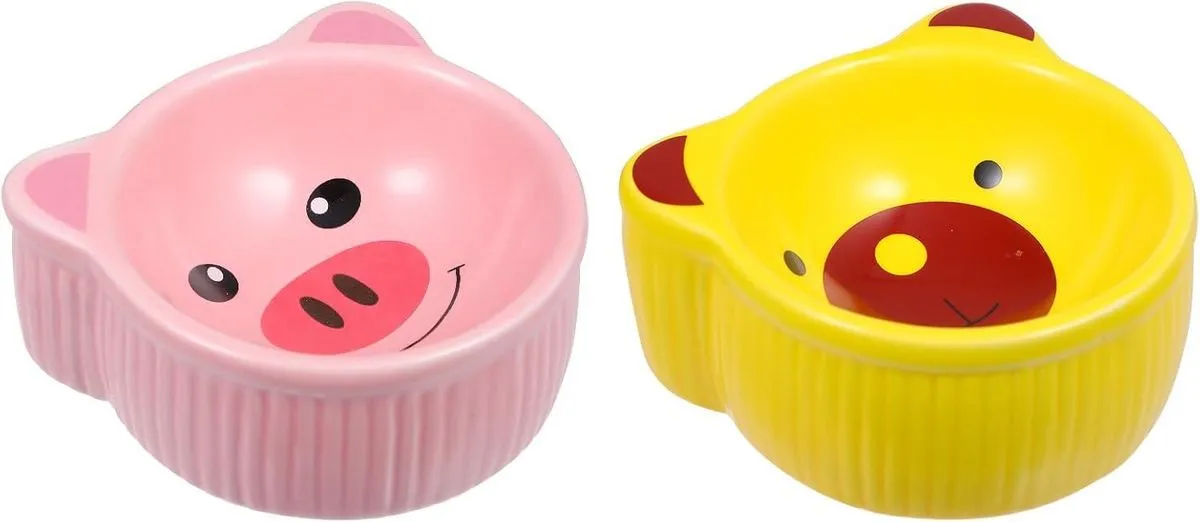 Anti-tip Ceramic Pet Food Bowls