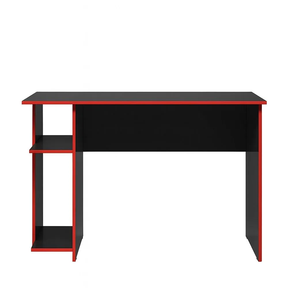 Linx Office and Gaming Desk - Black & Red
