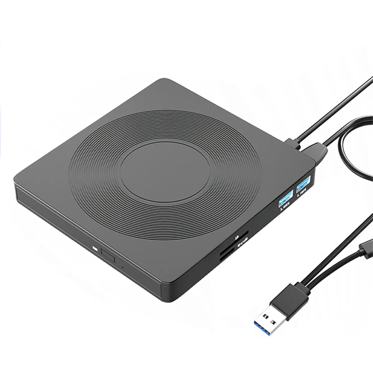 6 in1 External CD/DVD Drive USB3.0 Type C CD DVD RW VCD Optical Drive