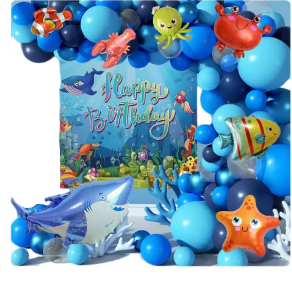 Birthday Balloon Set Party Decoration - Blue