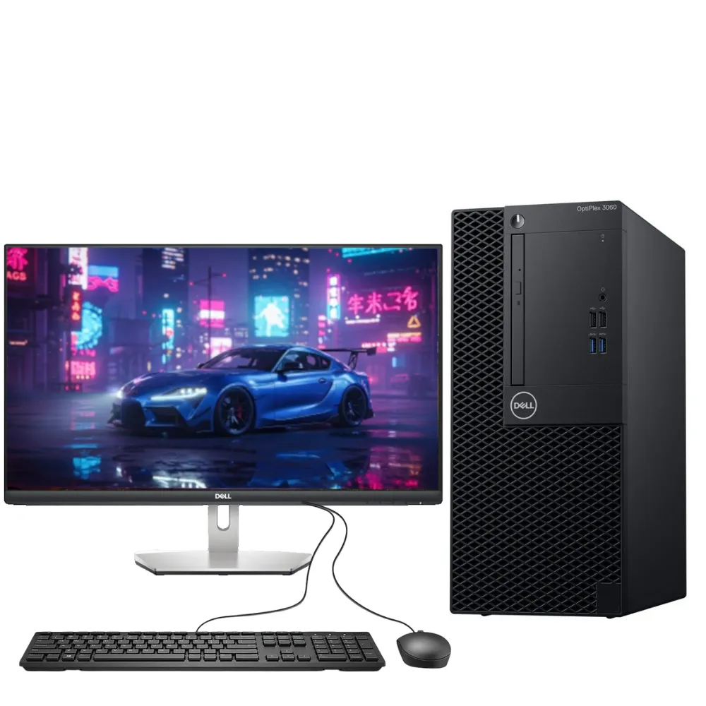 Certified Pre-Owned Dell OptiPlex 3060 Tower - Intel i5-8th Gen 16/1TB Set