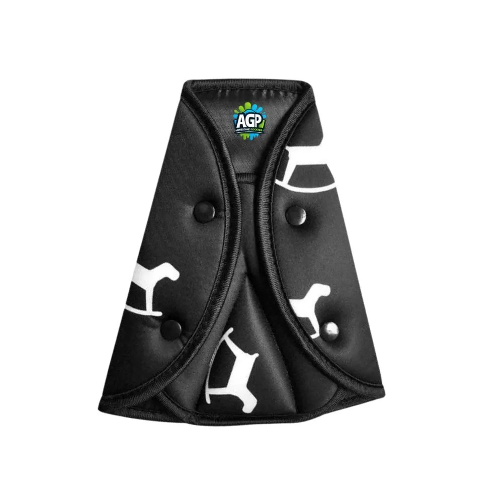 Child Safety Car Baby Shoulder Belly Seat Belt Adjustment Holder - Black