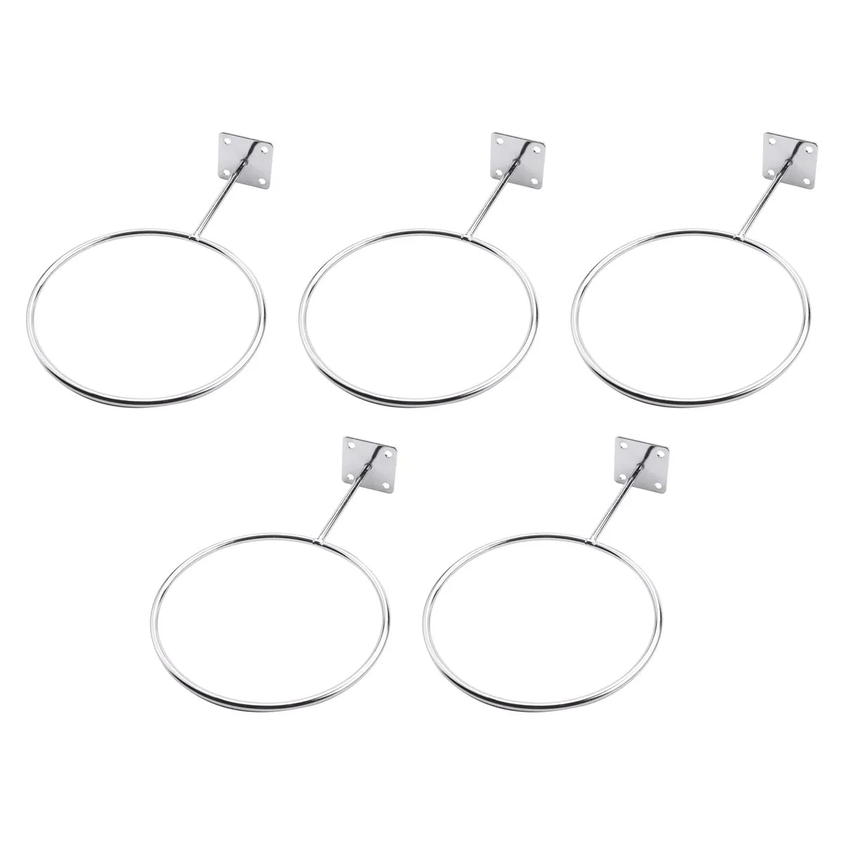 5 Pack Ball Holders Wall Mount for Display Basketball Volleyball