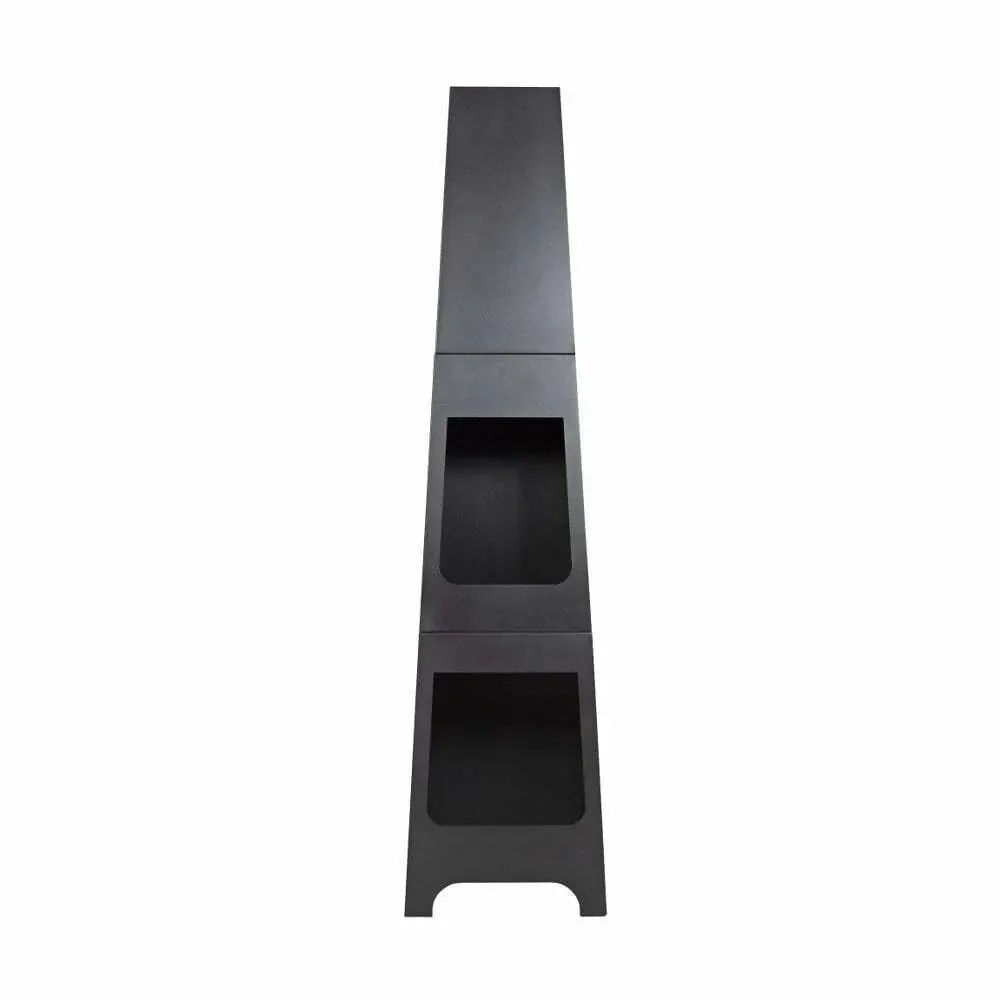 La Hacienda Malmo Steel Chimenea w/ Log Store