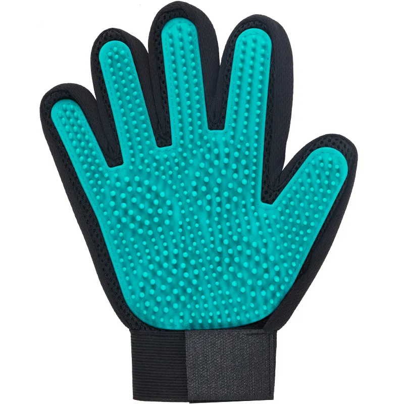 Pet Grooming Glove - Silicone Deshedding Brush Glove for Cats & Dogs