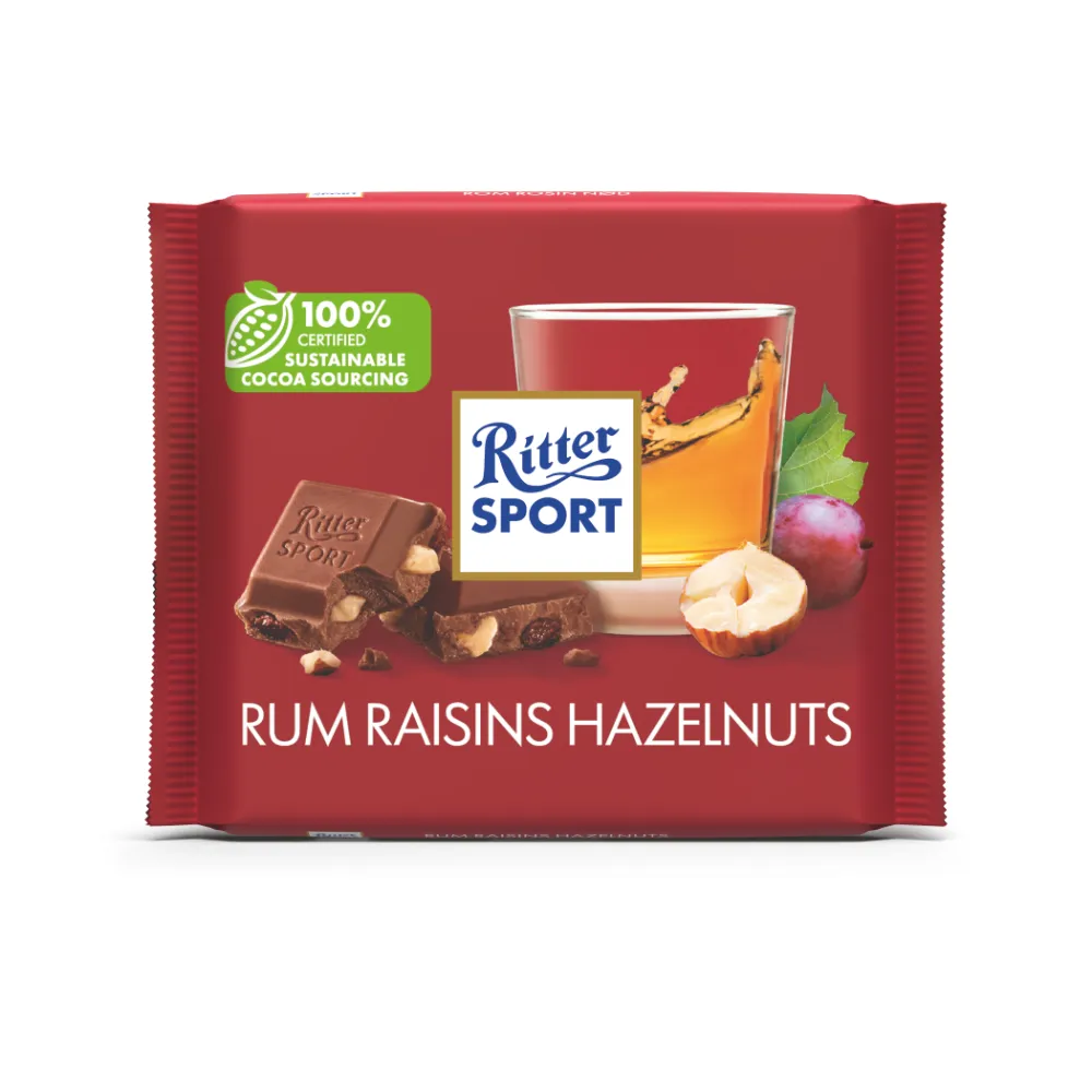 Ritter Sport Rum Raisin Hazelnut 100g